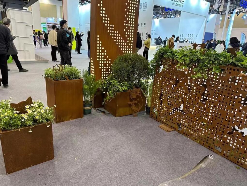 喀左耐候钢花箱